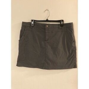 Eddie Bauer Travex Hiking Skort Olive‎ Green Size 16